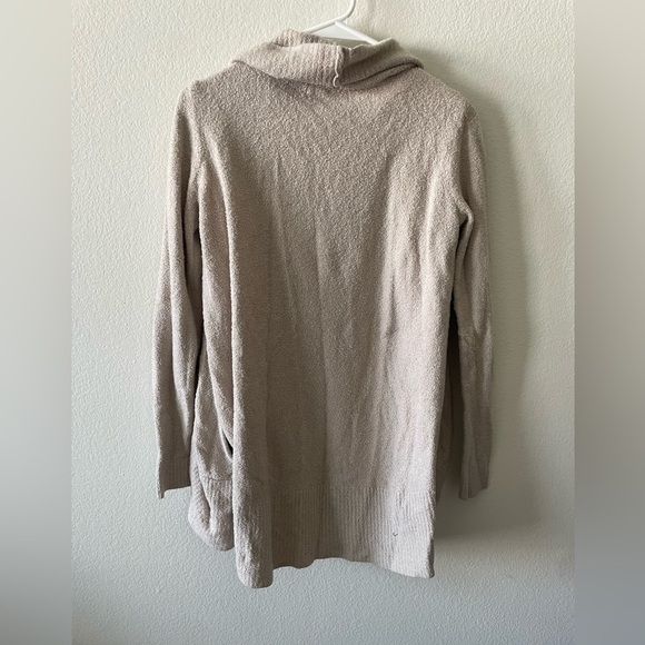 Barefoot dreams cream tan cozy warm chic lite circle cardigan - Picture 5 of 5